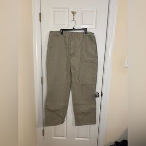 Carhartt pants 44x34 dungaree loose original fit tan green